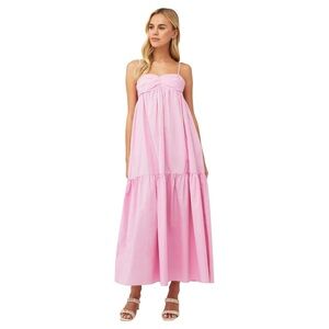 NWOT Amanda Uprichard Sima Maxi in Light Pink Medium Womens Long Dress Gown